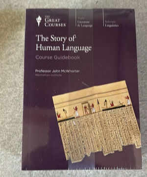 NEW SEALED Story of Human Language DVD & Guide Great Courses